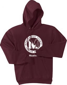 Fleece Hoody, Maroon